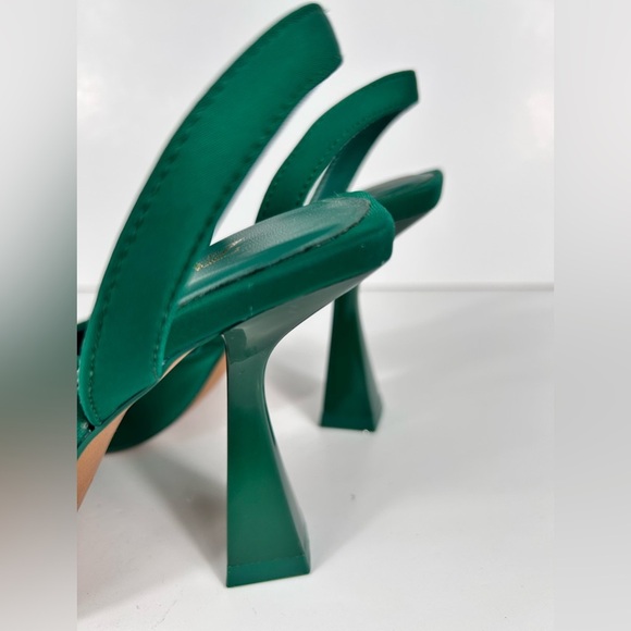 Zara Green Heeled Shoes - Picture 2 of 9